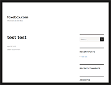 Tablet Screenshot of foxebox.com